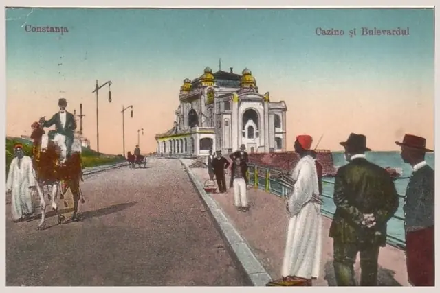O carte poștală scrisă de mână